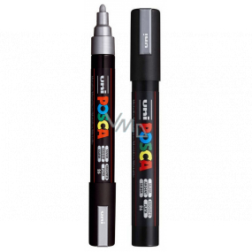 Posca Universal acrylic marker 1,8 - 2,5 mm Silver PC-5M