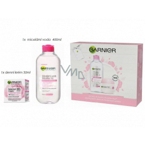 Garnier Botanical Cream with rose water cream for dry and sensitive skin 50 ml + micellar water 3 in 1 for sensitive skin 400 ml, cosmetic set