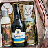 Bohemia Gifts Hunting success for hunters shower gel 200 ml + Beer Landskron Pilsen 0.33 l + energy drink 250 ml + ceramic cup 0.5 cl + opener + tin case, cosmetic set