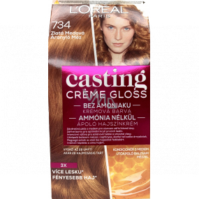 Loreal Paris Casting Creme Gloss cream hair color 734 Gold honey