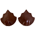 PlasticFar hook self-adhesive maple 2 pieces different colours