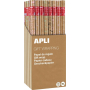 Apli Gift wrapping paper 70 x 200 cm Kraft Fun natural with turquoise
