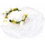 Albi Farewell to Freedom Flower Wreath with Veil