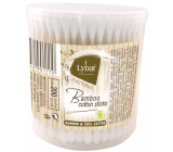 Lybar Original Natural Bamboo Bamboo cotton buds round box 200 pcs