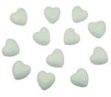 Polystyrene heart pieces 4 cm 12 pieces