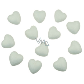 Polystyrene heart pieces 4 cm 12 pieces