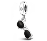 Charm Sterling Silver 925 Sunglasses Pendant Bracelet Symbol
