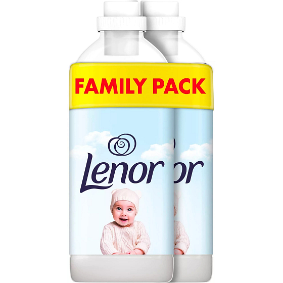 Lenor Sensitive hypoallergenic fabric softener 2 x 1800 ml, duopack