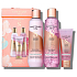 Sanctuary Spa Little Moments Lily and Rose body lotion 250 ml + shower gel 250 ml + body scrub 50 ml, cosmetic set for women