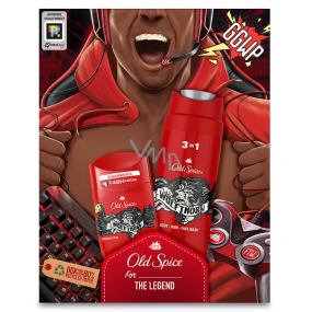 Old Spice Wolfthorn deodorant stick 50 ml + 3in1 shower gel for face, body and hair 250 ml, cosmetic set for men