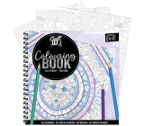 Ditipo Colouring book creative ring binder orange 25 pages silver A4 200 x 200 mm