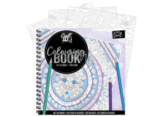 Ditipo Colouring book creative ring binder orange 25 pages silver A4 200 x 200 mm