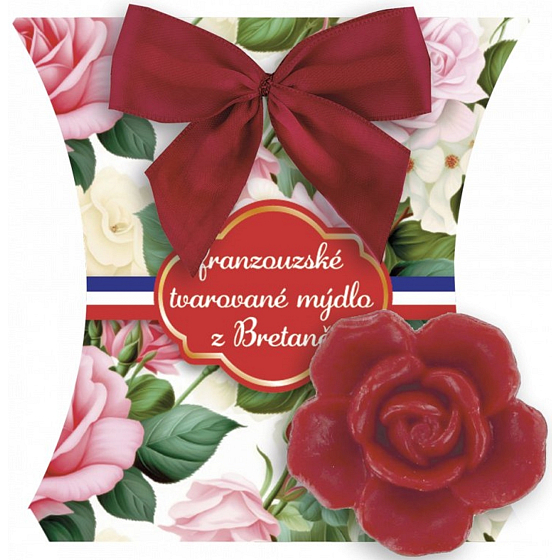 SB. Collection Rose shaped soap with cherry scent 35 g
