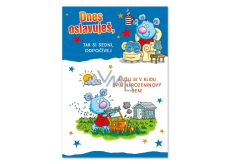 Ditipo Playing Birthday Card Today you celebrate,.. Chinaski - Tabachek 224 x 157 mm