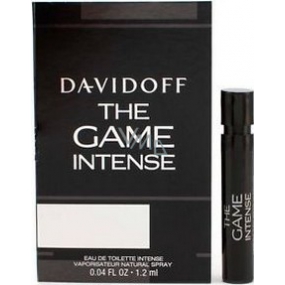 GIFT Davidoff The Game Intense eau de toilette for men 1.2 ml with spray, vial
