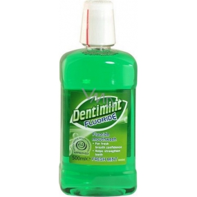 Dentimint Fluoride Fresh Mint mouthwash 500 ml