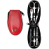 Kellermann 3 Swords Luxury manicure 6 pieces Red BL 7209 PN