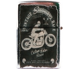 Bohemia Gifts & Cosmetics Retro zapalovač kovový benzínový s potiskem Speedmasters 5,5 x 3,5 x 1,2 cm