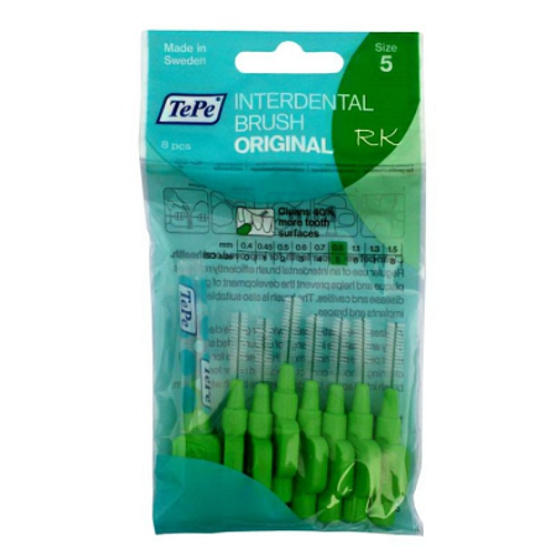 TePe Original Interdental Brushes Normal 0.8 mm Green 8 Pieces