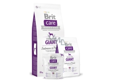Brit Care Losos + brambor bezobilná receptura pro dospělé psy obřích plemen nad 45 kg 1 Kg Kompletní krmivo