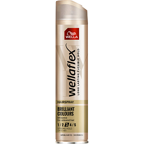 Wellaflex Hair Spray Brilliant Color (3), 250 ml
