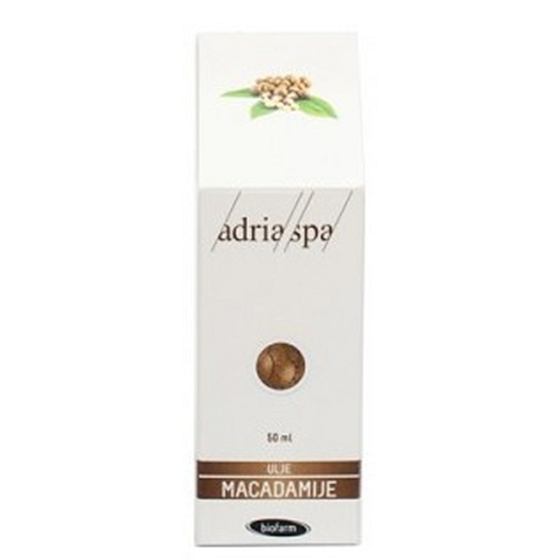 Adria Spa Natural Oil Macadamia oil for shine and softness of hair 50 ml