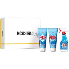 Moschino Fresh Couture eau de toilette for women 50 ml + shower gel 100 ml + body lotion 100 ml, gift set