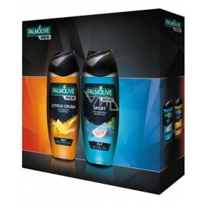Palmolive Men Citrus Crush 3 in 1 body shower gel 250 ml + Sport shower gel 250 ml, cosmetic set