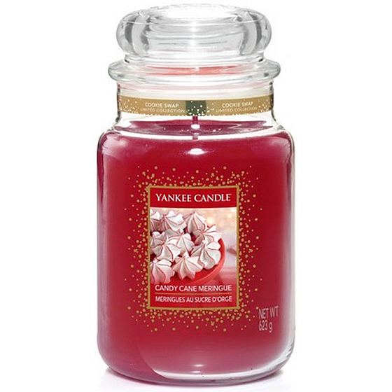 Yankee Candle Candy Cane Meringue Classic scented candle Classic large glass 623 g