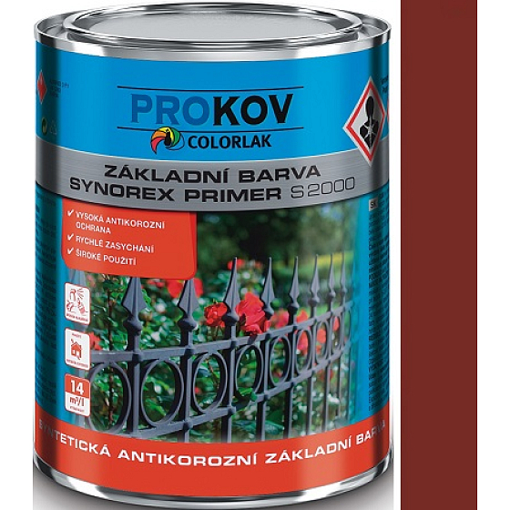 Colorlak Synorex Primer S 2000 synthetic anti-corrosion primer Red-brown 0.6 l