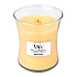 WoodWick Honeysuckle - Honeysuckle and jasmine scented candle with wooden wick and lid glass small 85 g