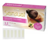 Joanna Sensual Argan Oil depilatory face tapes for dry skin 12 pieces