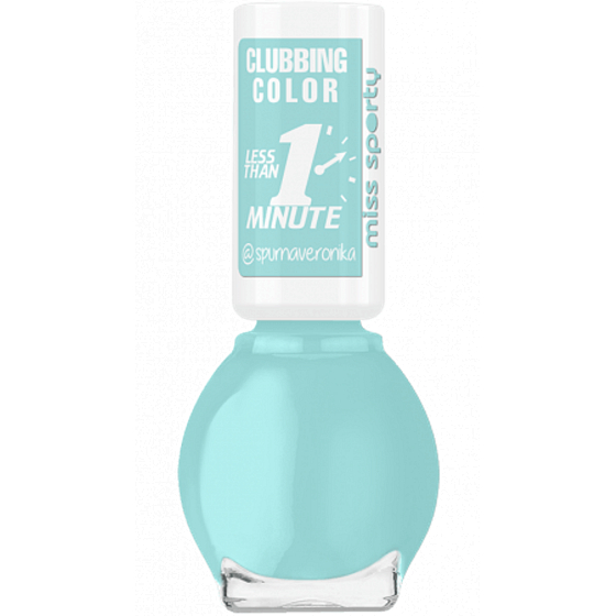 Miss Sports Clubbing Color Nail Polish 304 Magical Turquoise 7 ml