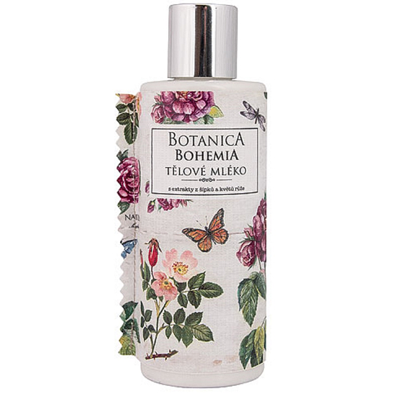 Bohemia Gifts Botanica Rosehip and Rose Body Lotion for All Skin Types 200 ml