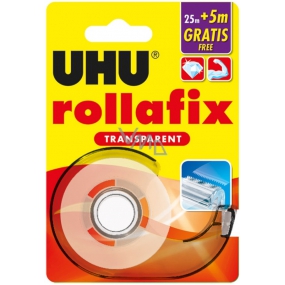 Uhu Rollafix Transparent clear adhesive tape 30 x 19 mm