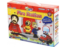 Jumping Clay City - Fire station self-drying modeling clay for children 5+