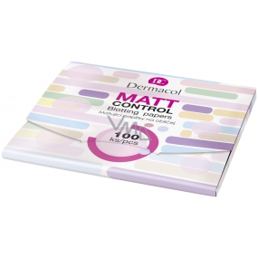 Dermacol Matt Control matting papers for combination and oily skin 100 pieces