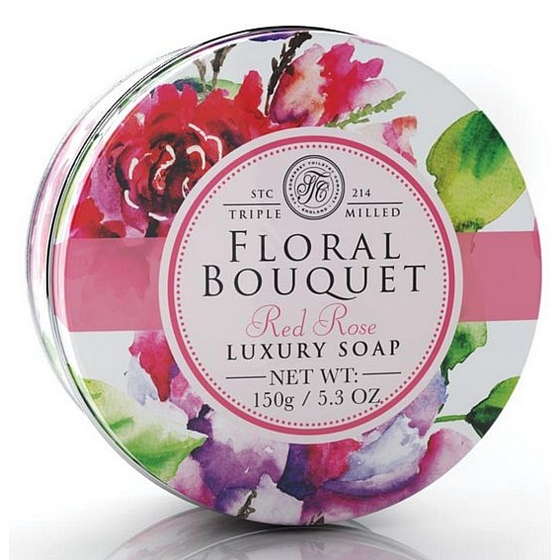 Somerset Toiletry Rose toilet soap in a sheet of 150 g
