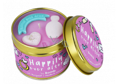 Bomb Cosmetics Happily Ever After Scented Natural Handcrafted Candle in a Tin Burns for up to 35 Hours