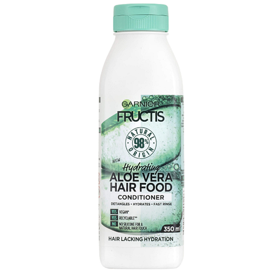 Garnier Fructis Hydrating Aloe Vera Hair Food Moisturizing Conditioner For Normal And Dry Hair 350 ml