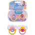 First Steps Daytime Orthodontic Pacifier in Pink-Yellow Box, 2 Pieces