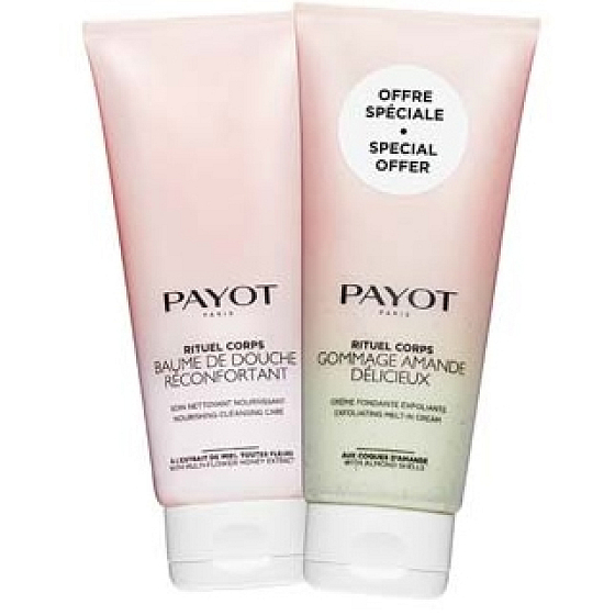 Payot Body Care Rituel Corps body scrub 200 ml + shower balm 200 ml, Promo duo set 2021