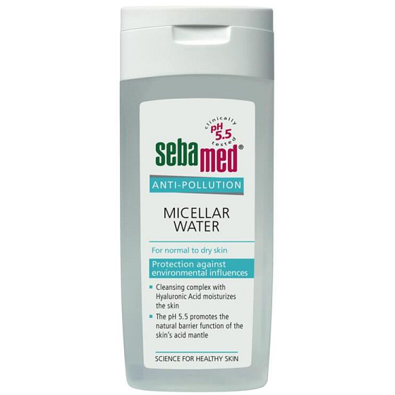 SebaMed Anti-Pollution Micellar Water for Normal and Dry Skin 200 ml