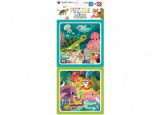 Baby Genius Puzzle Animals 15 x 15 cm, 16 and 20 pieces, 2 pictures