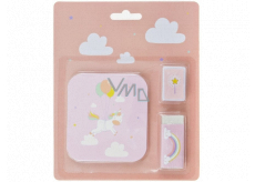 Albi Set of stickers, sharpener and rubber Unicorn 14 x 17 cm