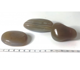 Botswana Gray Agate Tumbled Natural Stone 40 - 100 g, 1 piece, brings success into life