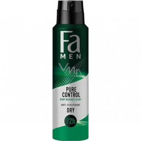Fa Men Pure Control Hemp Inspired Scent 72h antiperspirant deodorant spray for men 150 ml