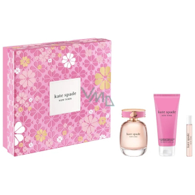 Kate Spade New York eau de parfum 100 ml + eau de parfum 7,5 ml miniature + body lotion 100 ml, gift set for women