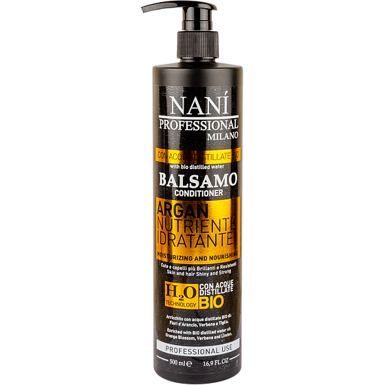 Naní Professional Milano conditioner with argan oil for dry and damaged hair 500 ml