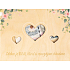 Albi Wooden Wedding Money Box Heart 21,9 cm x 15,9 cm x 1 cm